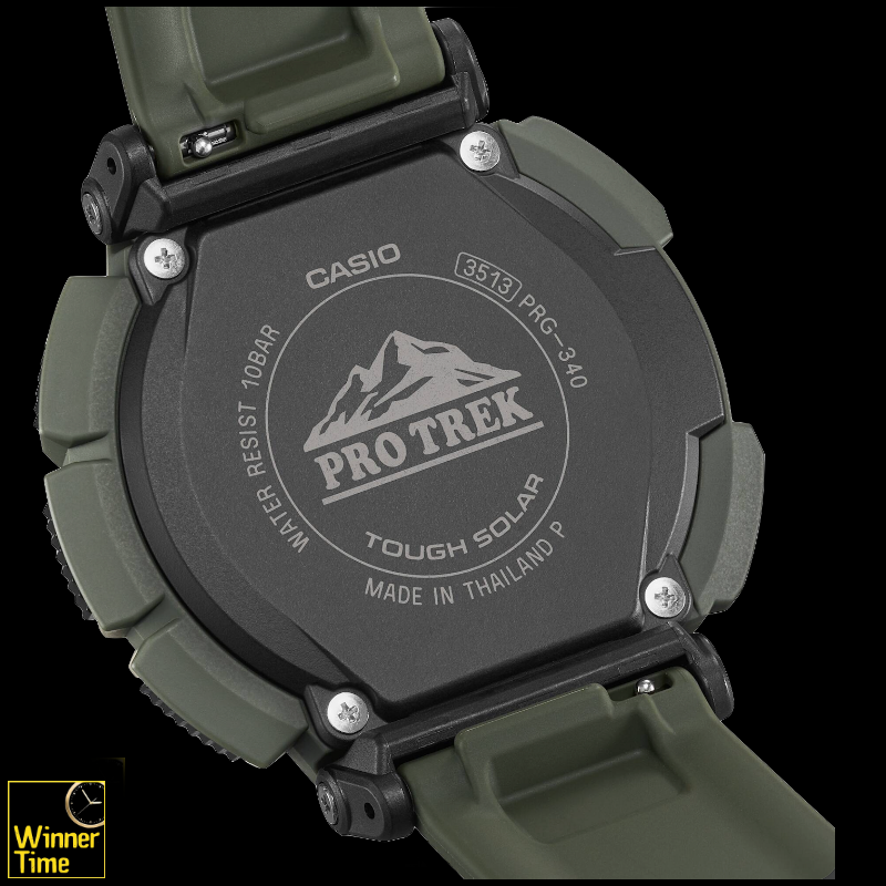 นาฬิกาข้อมือผู้ชาย Casio PRO TREK ซีรีส์ PRG-340 รุ่น PRG-340-3DR
