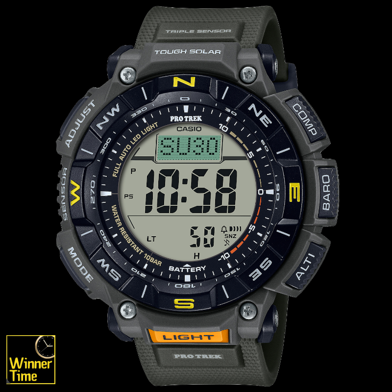นาฬิกาข้อมือผู้ชาย Casio PRO TREK ซีรีส์ PRG-340 รุ่น PRG-340-3DR