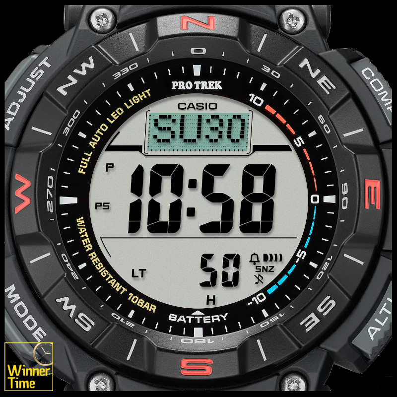 นาฬิกาข้อมือผู้ชาย Casio PRO TREK ซีรีส์ PRG-340 รุ่น PRG-340-1DR