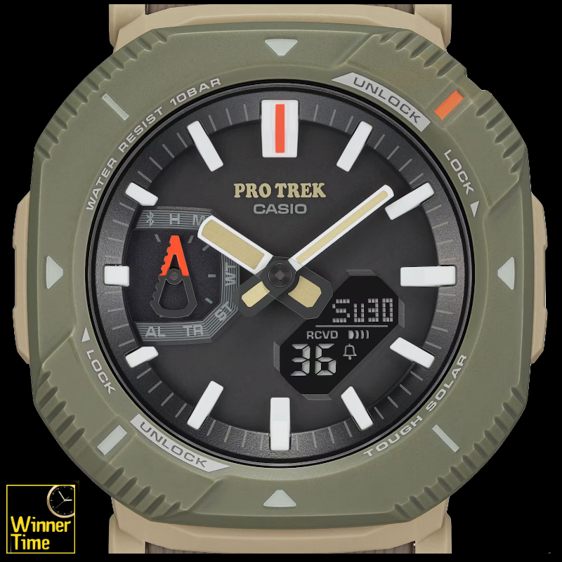 นาฬิกาข้อมือผู้ชาย Casio PRO TREK PRJ-B001 Series รุ่น PRJ-B001-5DR