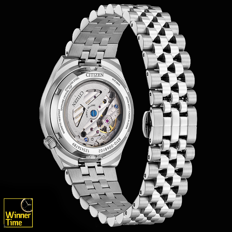 นาฬิกาข้อมือCitizen Tsuyosa Automatic 37mm Green Dial Stainless Steel Sapphire รุ่น NK0030-51X