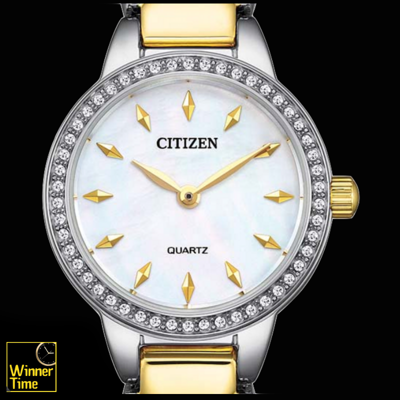นาฬิกาข้อมือผู้หญิงCITIZEN LADIES QUARTZ รุ่น EZ7014-55D