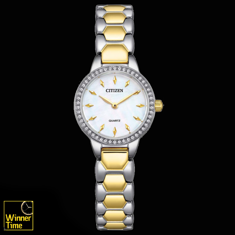 นาฬิกาข้อมือผู้หญิงCITIZEN LADIES QUARTZ รุ่น EZ7014-55D
