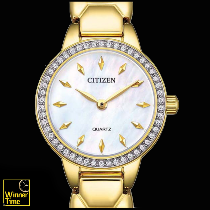นาฬิกาข้อมือผู้หญิงCITIZEN LADIES QUARTZ รุ่น EZ7012-51D