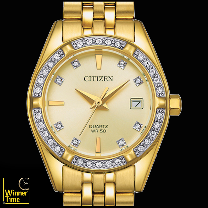 นาฬิกาข้อมือผู้หญิงCITIZEN LADIES QUARTZ รุ่น EU6062-50Q
