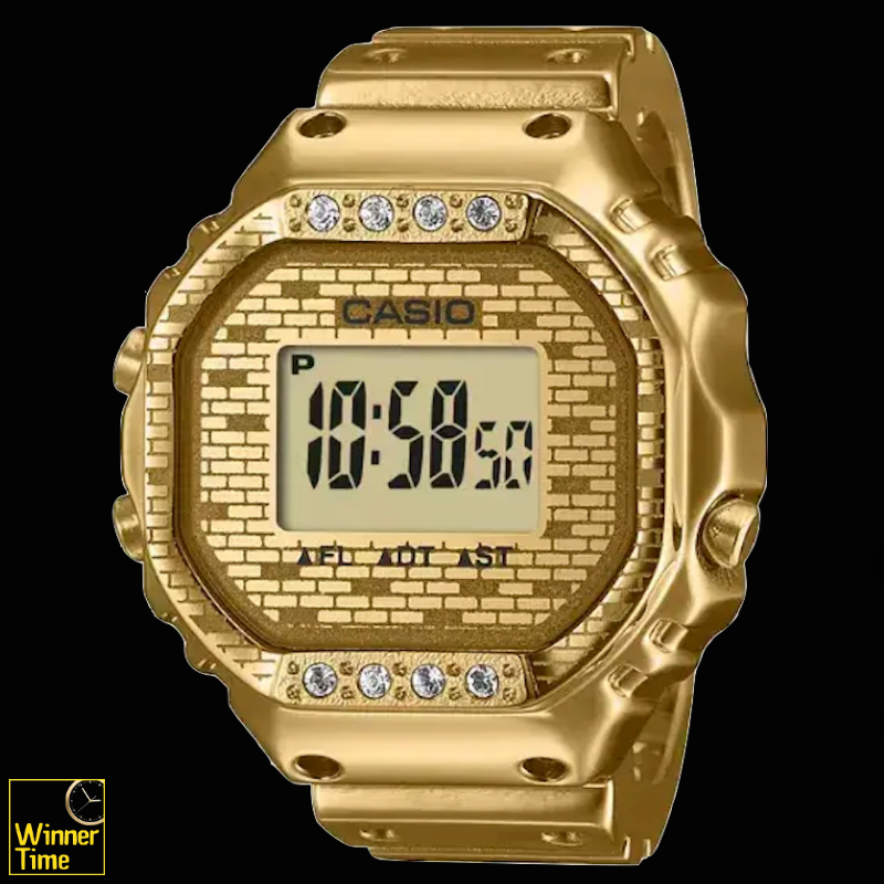 นาฬิกาแหวนของ Casio ที่ทำร่วมกับ J Balvin รุ่น CRW-001JB-9DR สีทอง