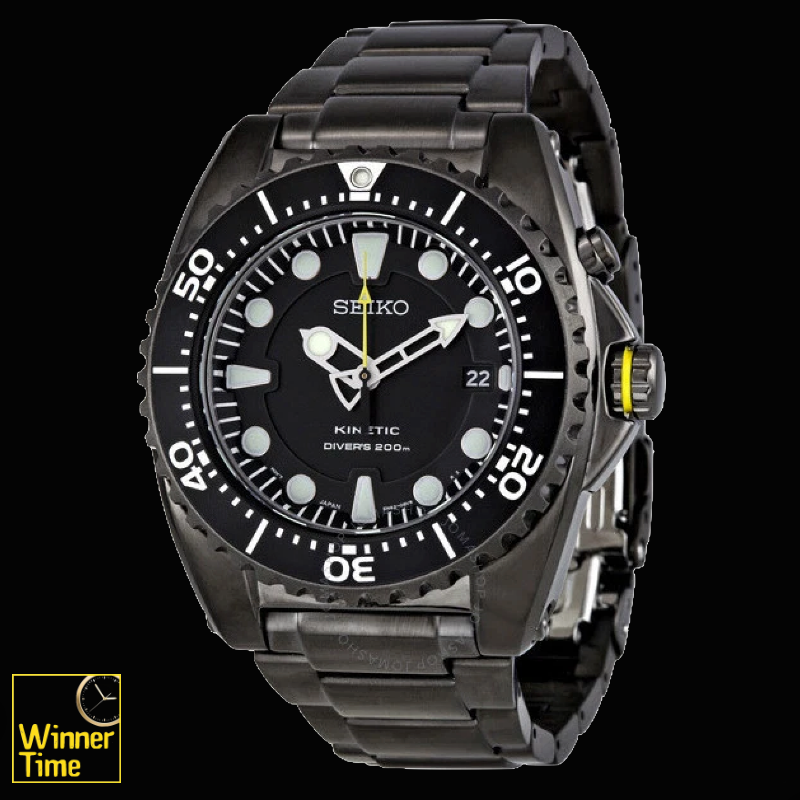 นาฬิกา Seiko Kinetic Divers 200M TICN สีดำ รุ่น SKA427P1,SKA427P,SKA427