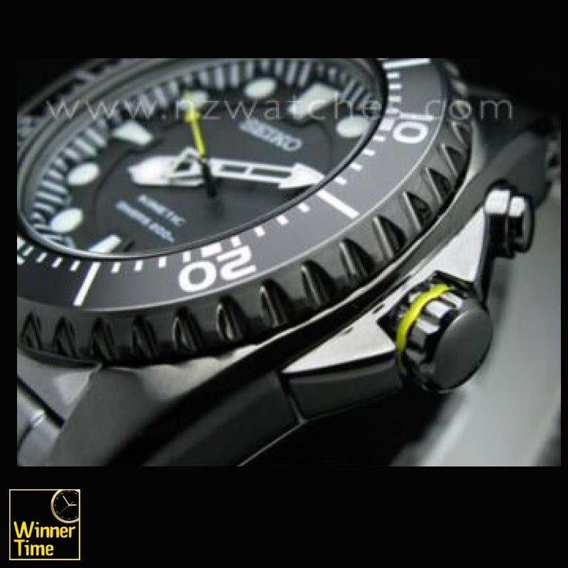 นาฬิกา Seiko Kinetic Divers 200M TICN สีดำ รุ่น SKA427P1,SKA427P,SKA427