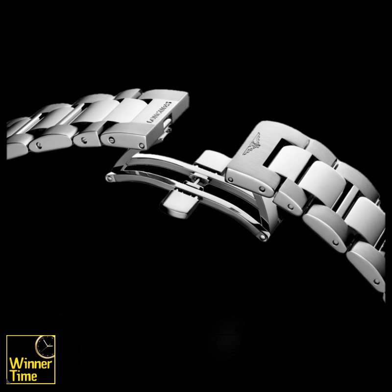 นาฬิกาข้อมือผู้ชายจากแบรนด์หรูสวิส Longines  CONQUEST- L3.759.4.96.6 ควอตซ์, Ø 41.00 mm รุ่น  L3.759.4.96.6