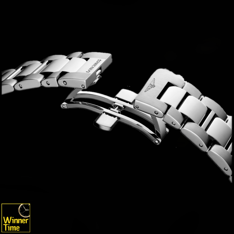 นาฬิกาข้อมือผู้ชายจากแบรนด์หรูสวิส Longines CONQUEST-ควอตซ์, Ø 41.00 mm, สแตนเลสสตีล รุ่น L3.759.4.76.6