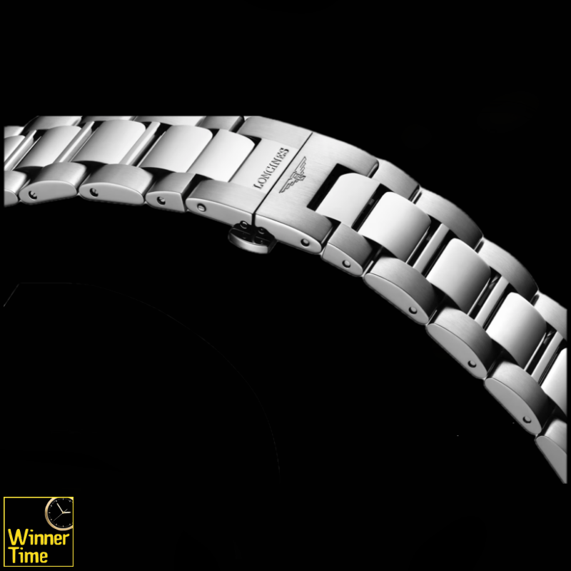 นาฬิกาข้อมือผู้ชายจากแบรนด์หรูสวิส Longines CONQUEST-ควอตซ์, Ø 41.00 mm, สแตนเลสสตีล รุ่น L3.759.4.76.6
