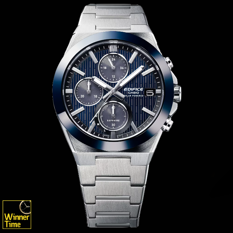 นาฬิกาข้อมือผู้ชายCASIO EDIFICE กรอบเซรามิคโครโนกราฟ พลังงานแสงอาทิตย์ รุ่น EFS-S650D-2A