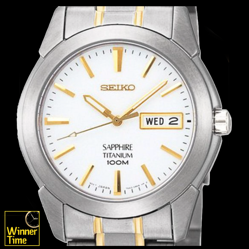นาฬิกาSeiko Quartz Analog Titanium Sapphire รุ่น SGG733P1,SGG733P,SGG733