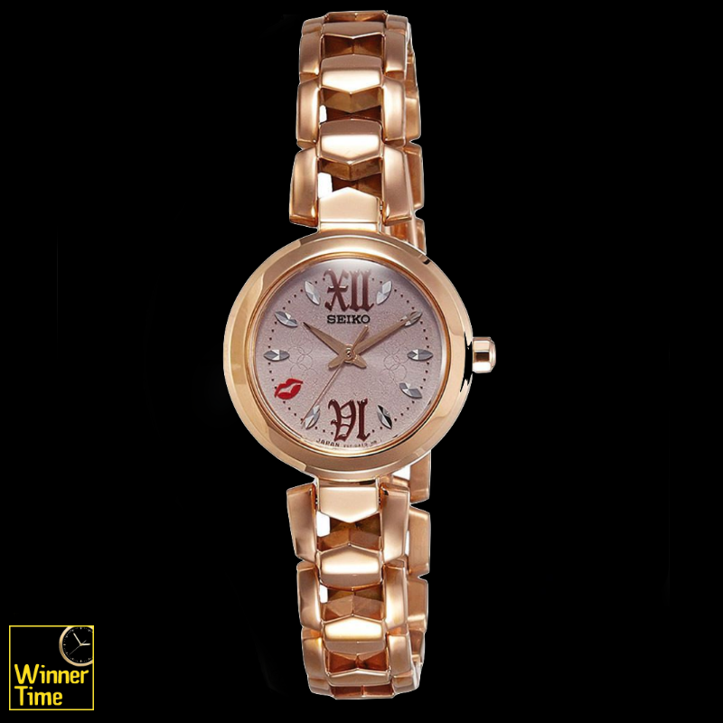 นาฬิกาSeiko Quartz Vivace Analog Gold Dial รุ่น SUP886J1,SUP886J,SUP886