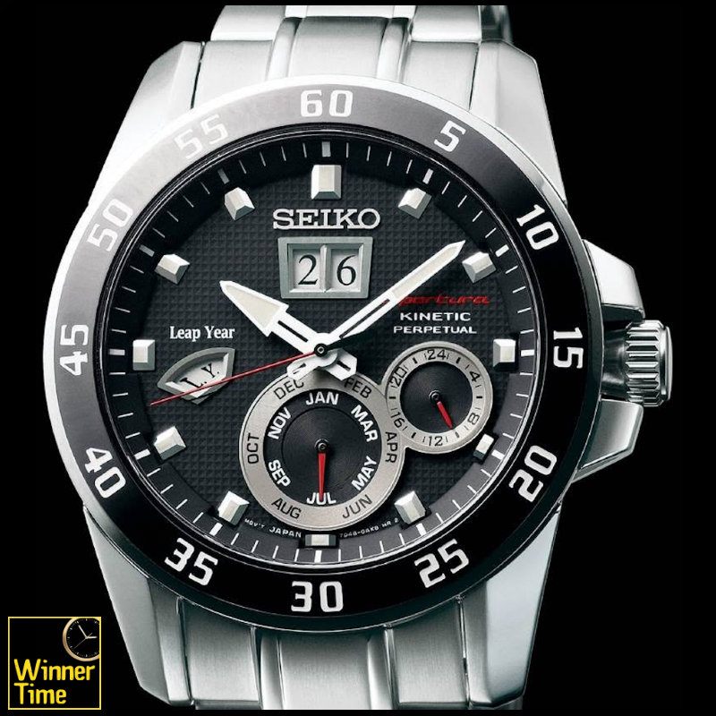 นาฬิกาSeiko Sportura Kinetic Perpetual รุ่น SNP055P1,SNP055P,SNP055