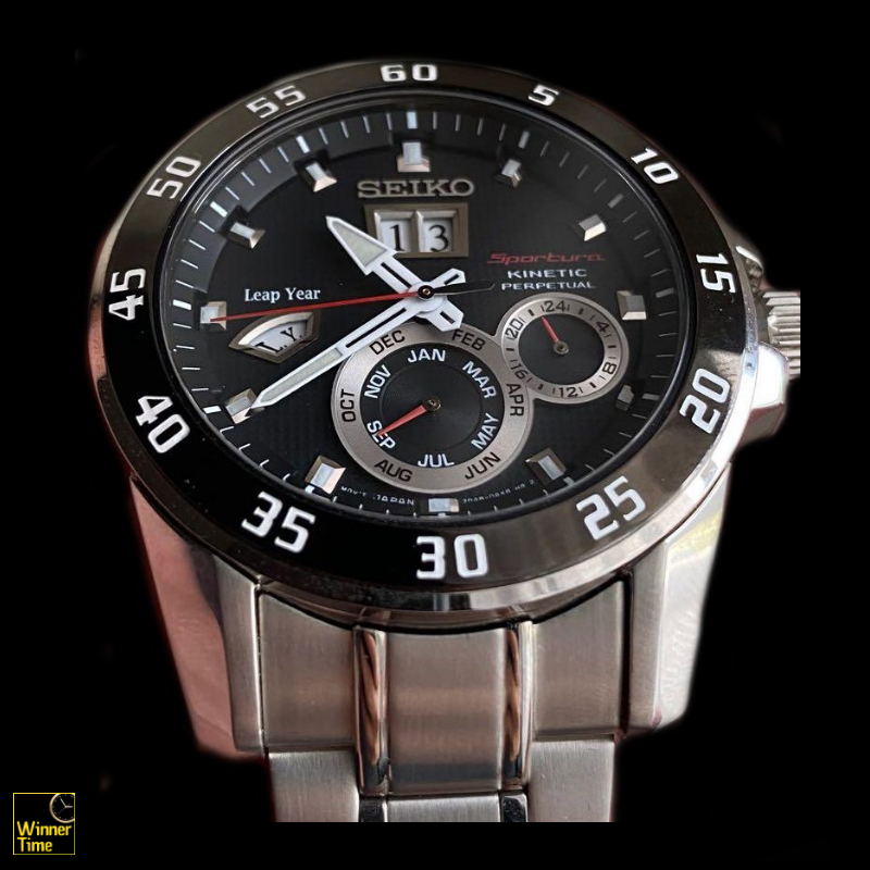 นาฬิกาSeiko Sportura Kinetic Perpetual รุ่น SNP055P1,SNP055P,SNP055