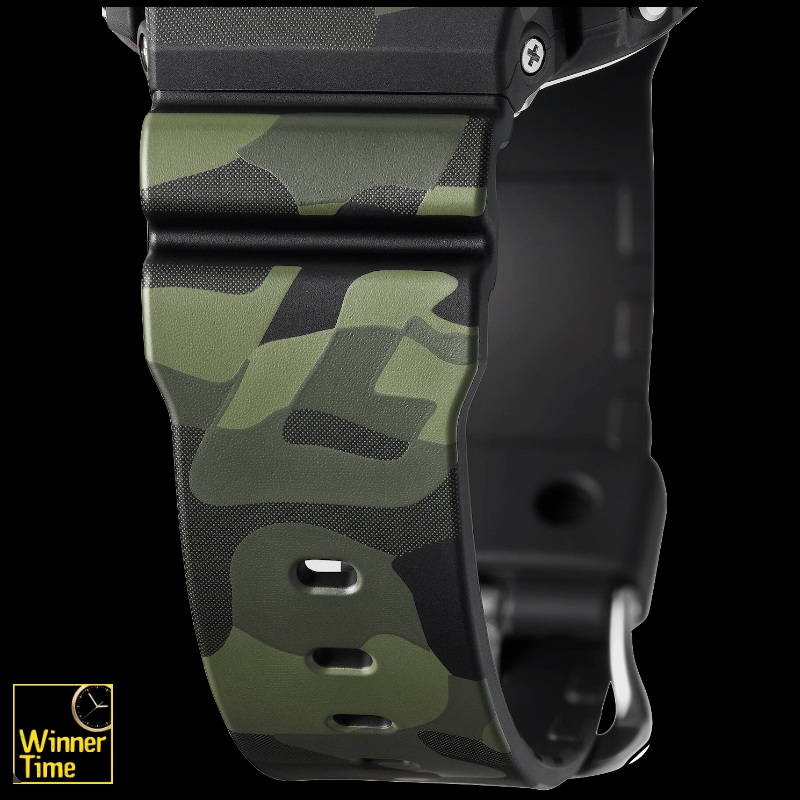 นาฬิกา CASIO G-SHOCK ซีรีส์ BOLD CAMO ลายพรางและสีทองอะนาล็อก-ดิจิตอลซีรีส์ GA-700 รุ่น GA-700CMG-3ADR