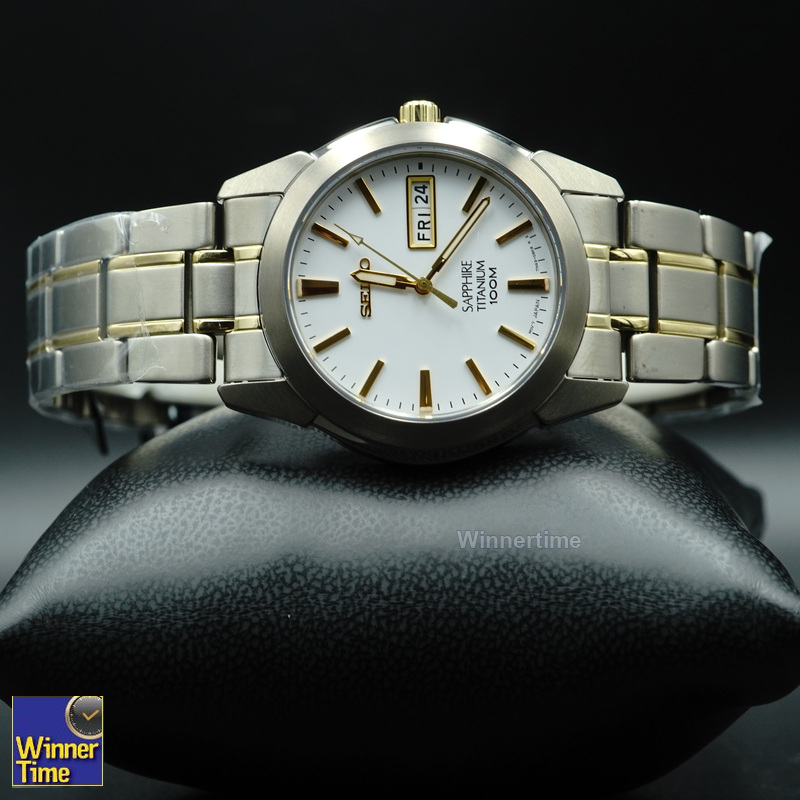 นาฬิกาSeiko Quartz Analog Titanium Sapphire รุ่น SGG733P1,SGG733P,SGG733