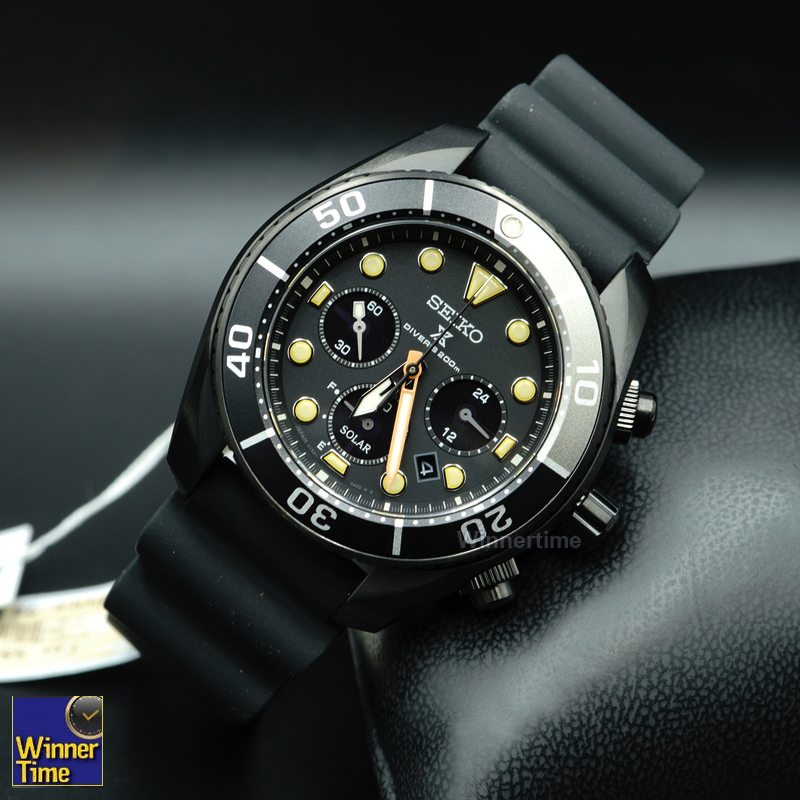 นาฬิกา Seiko Prospex Sumo Solar Chronograph Black Series Limited Edition รุ่น SSC761J1,SSC761J,SSC761