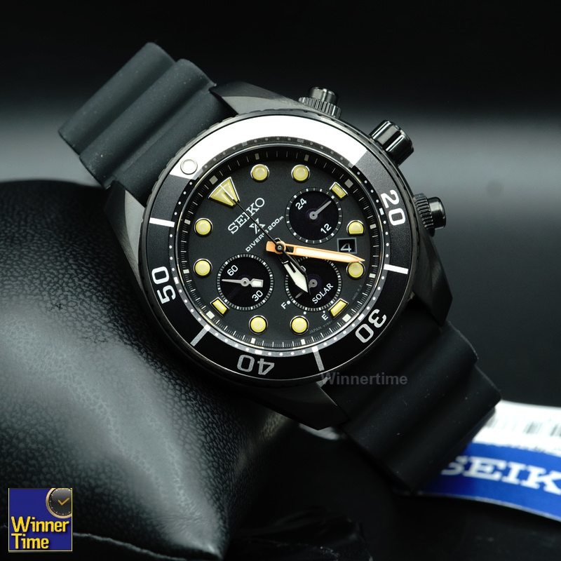 นาฬิกา Seiko Prospex Sumo Solar Chronograph Black Series Limited Edition รุ่น SSC761J1,SSC761J,SSC761