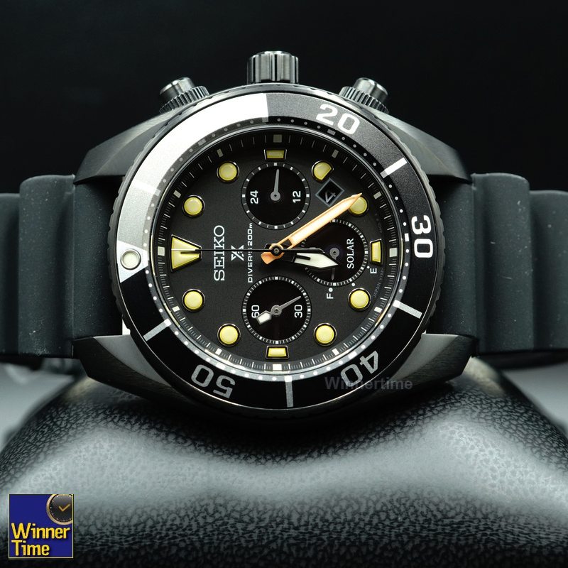 นาฬิกา Seiko Prospex Sumo Solar Chronograph Black Series Limited Edition รุ่น SSC761J1,SSC761J,SSC761