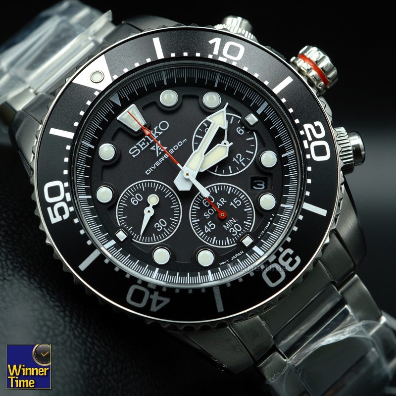 Seiko Solar Chronograph Diver's 200M รุ่น SSC779P1,SSC779P,SSC779