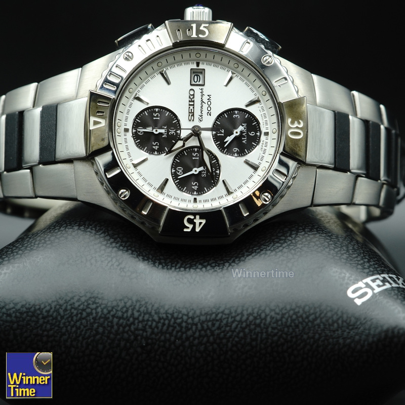 นาฬิกา SEIKO Chronograph Alarm รุ่น SNA569P1