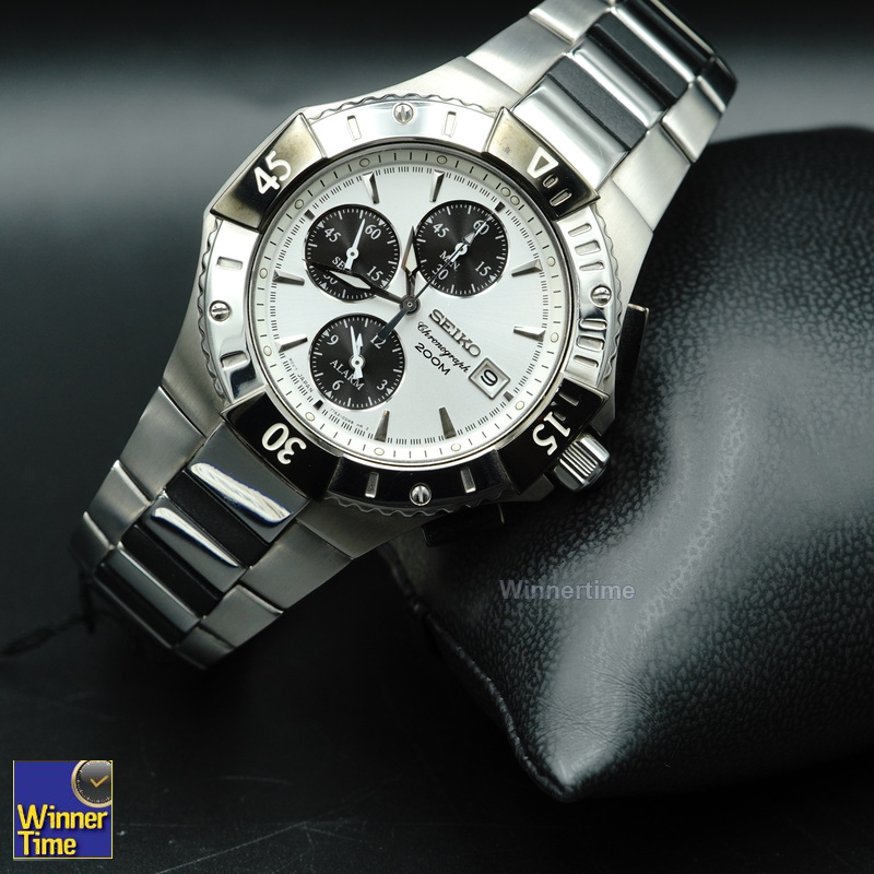 นาฬิกา SEIKO Chronograph Alarm รุ่น SNA569P1