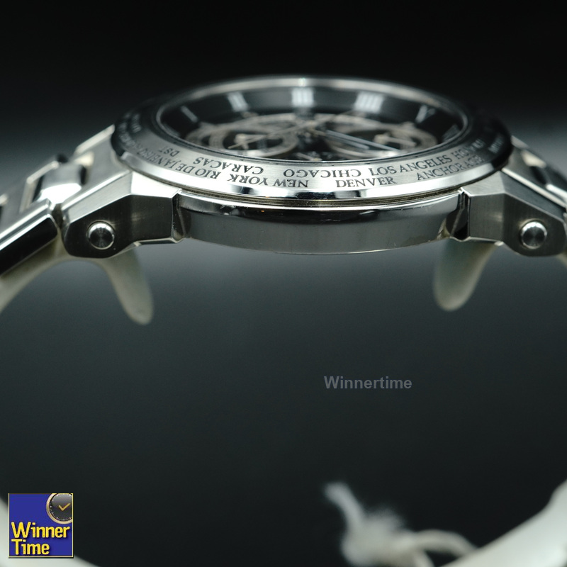 นาฬิกา SEIKO Premier World Timer Alarm รุ่น SPL009P1