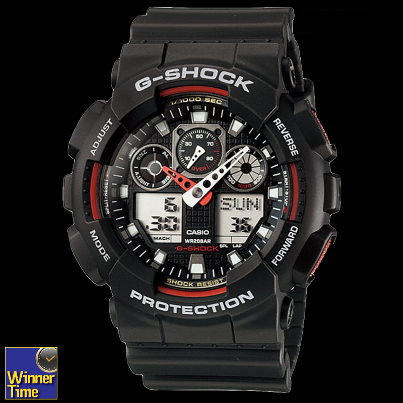 นาฬิกา CASIO G-SHOCK มาตรฐานเรือนทนทาน รุ่น GA-100-1A4DR