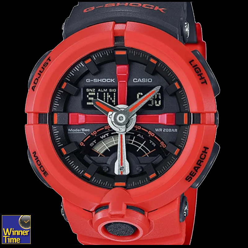 นาฬิกา CASIO G-SHOCK อะนาล็อก-ดิจิตอล ซีรีส์ GA-500 รุ่น GA-500P-4ADR