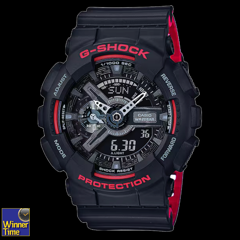 นาฬิกา CASIO G-SHOCK มาตรฐานเรือนทนทาน รุ่น GA-110HR-1ADR