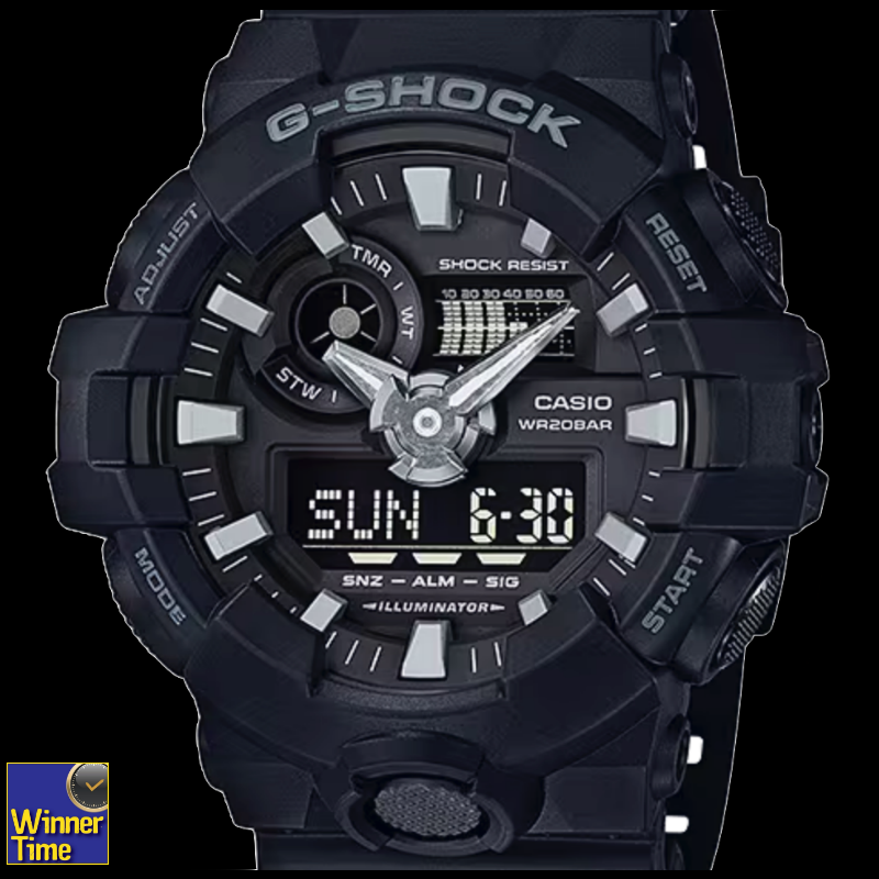 นาฬิกา CASIO G-SHOCK มาตรฐานเรือนทนทาน รุ่น GA-700-1BDR