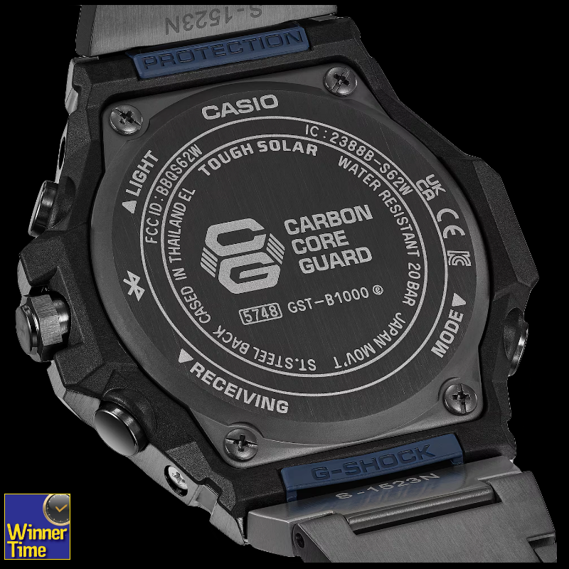 นาฬิกา CASIO G-SHOCK G-STEEL ซีรีส์ GST-B1000 รุ่น GST-B1000BD-2ADR