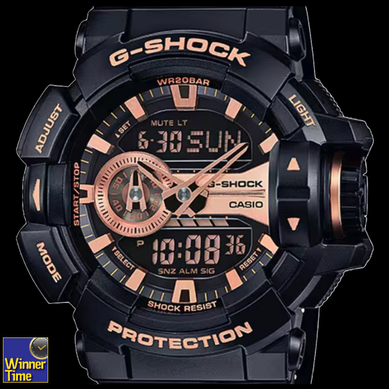 นาฬิกา CASIO G-SHOCK มาตรฐานเรือนทนทาน รุ่น GA-400GB-1A4DR