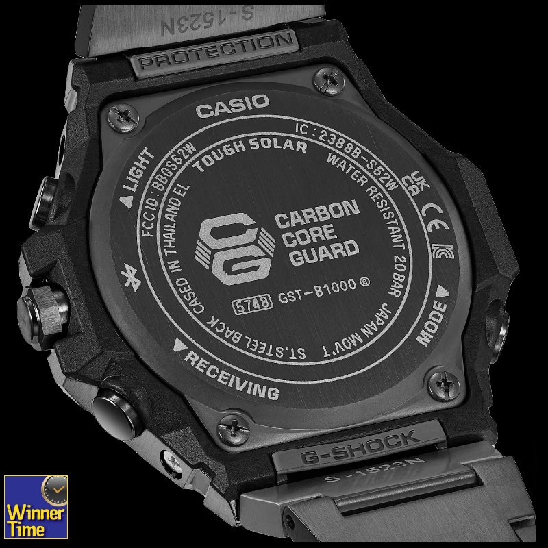 นาฬิกา CASIO G-SHOCK G-STEEL ซีรีส์ GST-B1000 รุ่น GST-B1000BD-1ADR