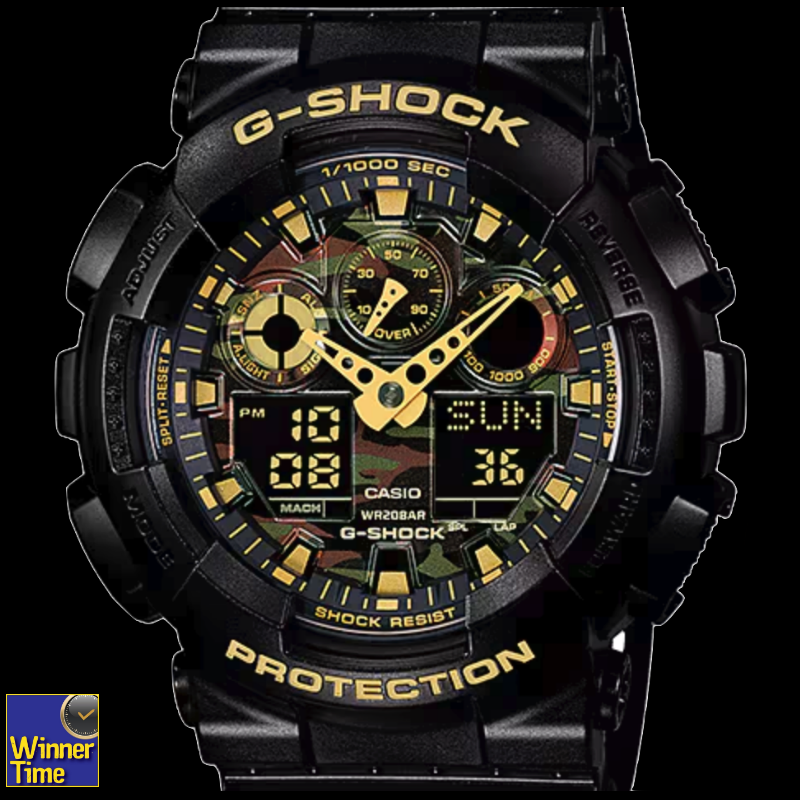 นาฬิกา CASIO G-SHOCK มาตรฐานเรือนทนทาน รุ่น GA-100CF-1A9DR