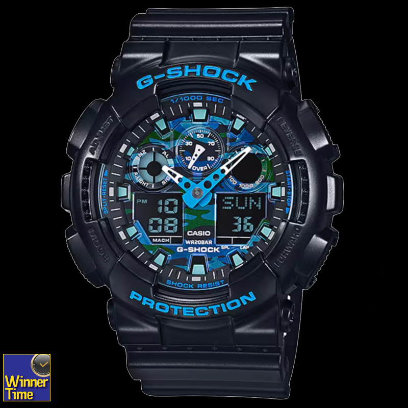 นาฬิกา CASIO G-SHOCK อะนาล็อก-ดิจิตอล ซีรีส์ GA-100 รุ่น GA-100CB-1ADR