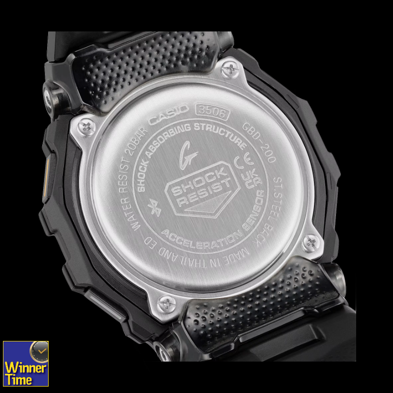 นาฬิกา CASIO G-SHOCK G-SQUAD รุ่น GBD-200-1A1DR