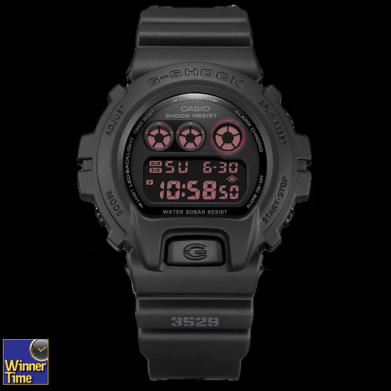 นาฬิกา CASIO G-SHOCK  ดิจิตอล ซีรีส์ 6900 มาตรฐานเรือนทนทาน รุ่น DW-6900UMS-1DR