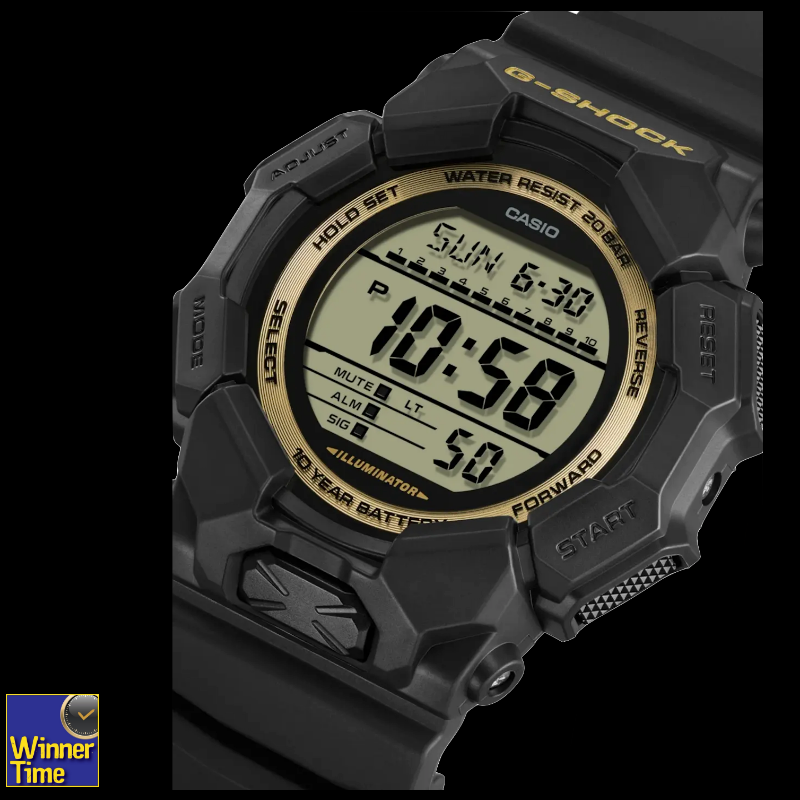 นาฬิกา CASIO G-SHOCK มาตรฐานเรือนทนทาน รุ่น GD-010GB-1A9DR