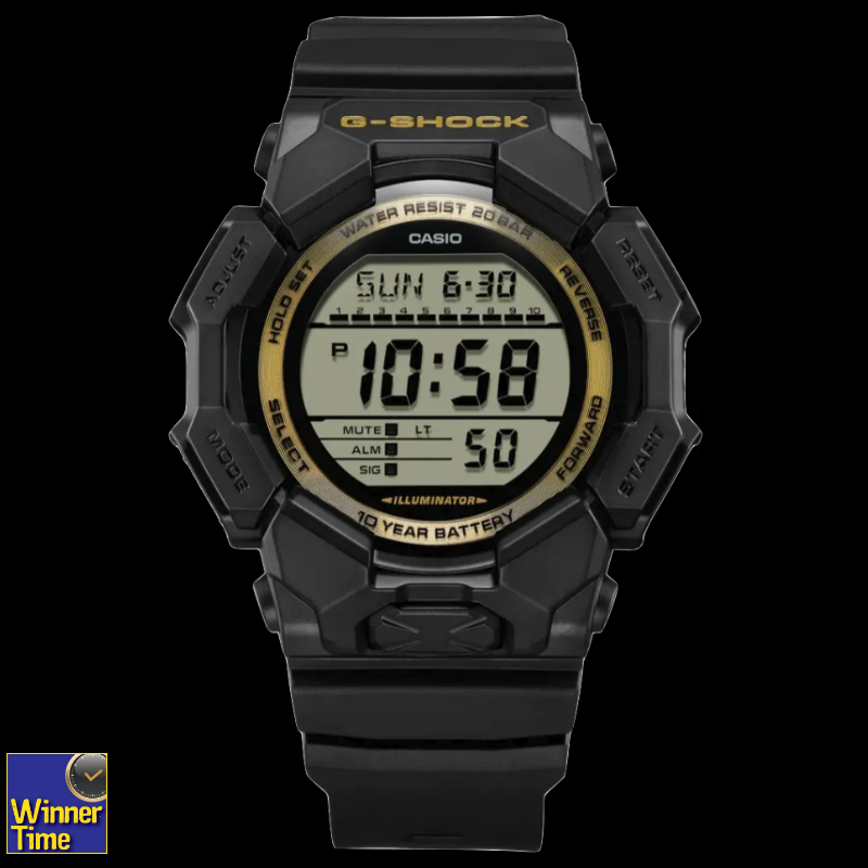 นาฬิกา CASIO G-SHOCK มาตรฐานเรือนทนทาน รุ่น GD-010GB-1A9DR