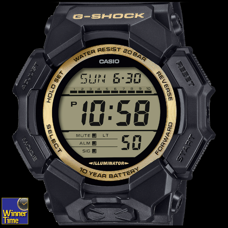 นาฬิกา CASIO G-SHOCK มาตรฐานเรือนทนทาน รุ่น GD-010GB-1A9DR