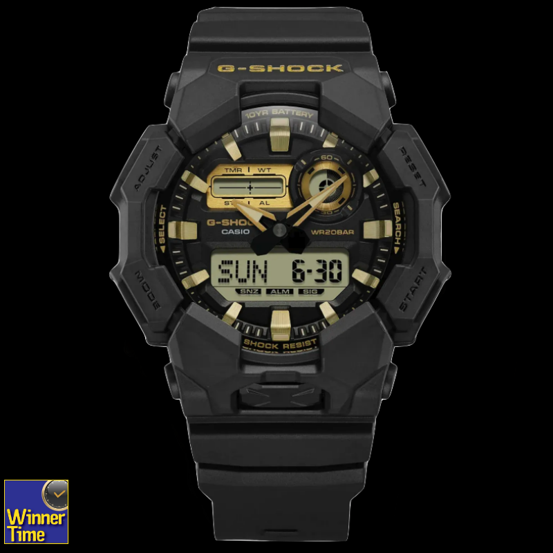 นาฬิกา CASIO G-SHOCK มาตรฐานเรือนทนทาน รุ่น GA-010GB-1A9DR