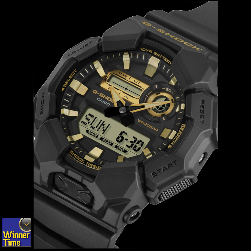 นาฬิกา CASIO G-SHOCK มาตรฐานเรือนทนทาน รุ่น GA-010GB-1A9DR