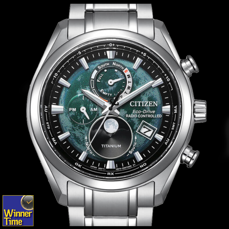 นาฬิกา CITIZEN Eco-Drive Tsuki-yomi Moon Phase รุ่น BY1010-81X