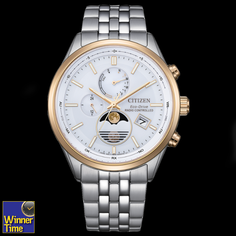 นาฬิกา CITIZEN Eco-Drive Radio-Controlled Moon Phase รุ่น BY1034-59A