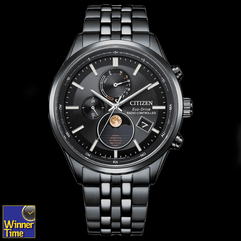 นาฬิกา CITIZEN Eco-Drive Radio-Controlled Moon Phase รุ่น BY1035-56E