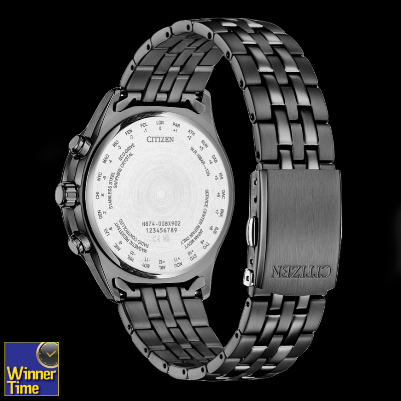 นาฬิกา CITIZEN Eco-Drive Radio-Controlled Moon Phase รุ่น BY1035-56E