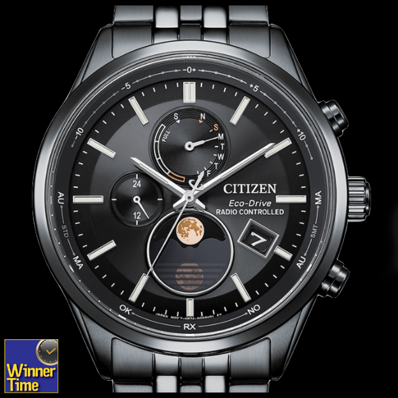นาฬิกา CITIZEN Eco-Drive Radio-Controlled Moon Phase รุ่น BY1035-56E